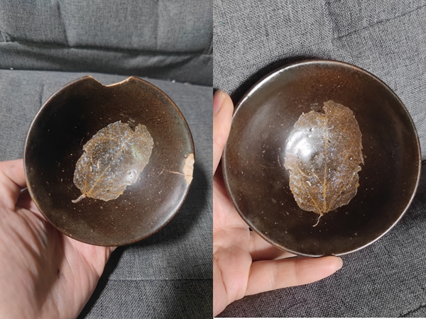 古玩陶瓷宋代?吉州窯木葉盞拍賣，當(dāng)前價格3999元