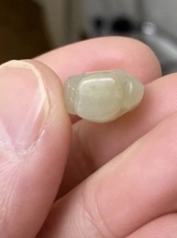 古玩玉器辟邪-翁仲-和田玉吊墜-佩戴-驅(qū)鬼拍賣(mài)，當(dāng)前價(jià)格150元