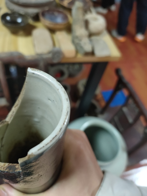 古玩陶瓷乾隆霽藍釉膽式瓶拍賣,當前價格5500元