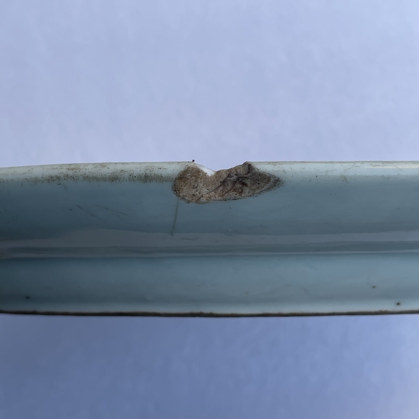 古玩陶瓷青花山水樓閣紋大盤拍賣,當前價格2500元