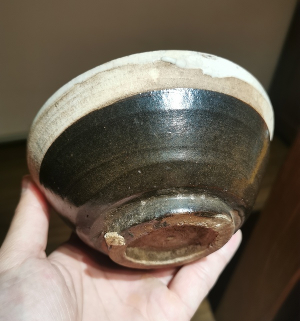 古玩陶瓷元代磁州窯碗拍賣,當前價格1200元