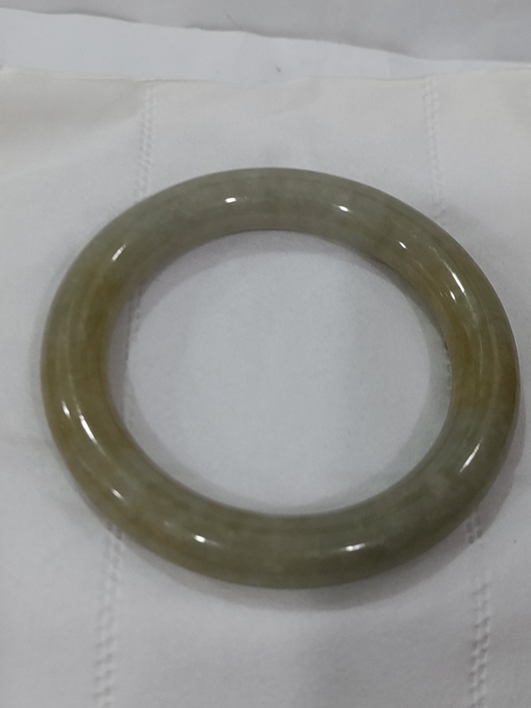 古玩雜項翡翠手鐲拍賣,當前價格4880元