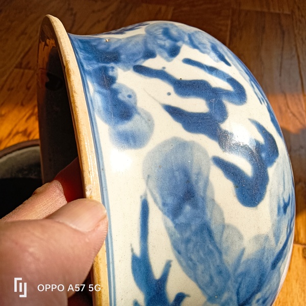 古玩陶瓷順治青花龍紋香爐拍賣,當前價格30000元