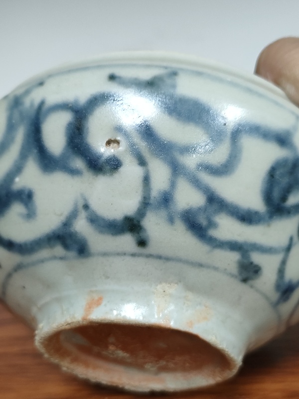 古玩陶瓷明代中晚期青花蓋罐拍賣，當(dāng)前價(jià)格2200元