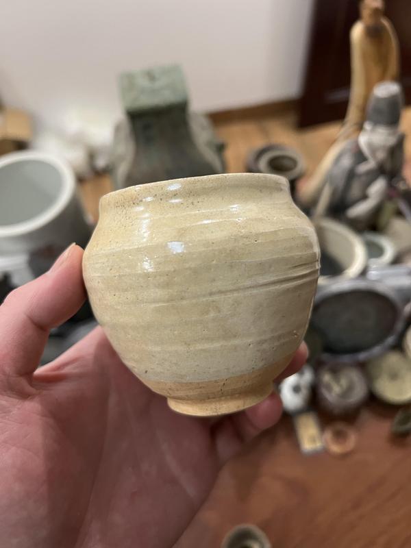 古玩陶瓷元代影青罐拍賣,當(dāng)前價格499元