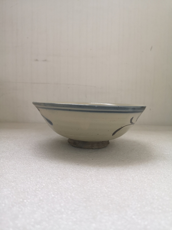 古玩陶瓷晚清磁州窯碗拍賣,當前價格350元