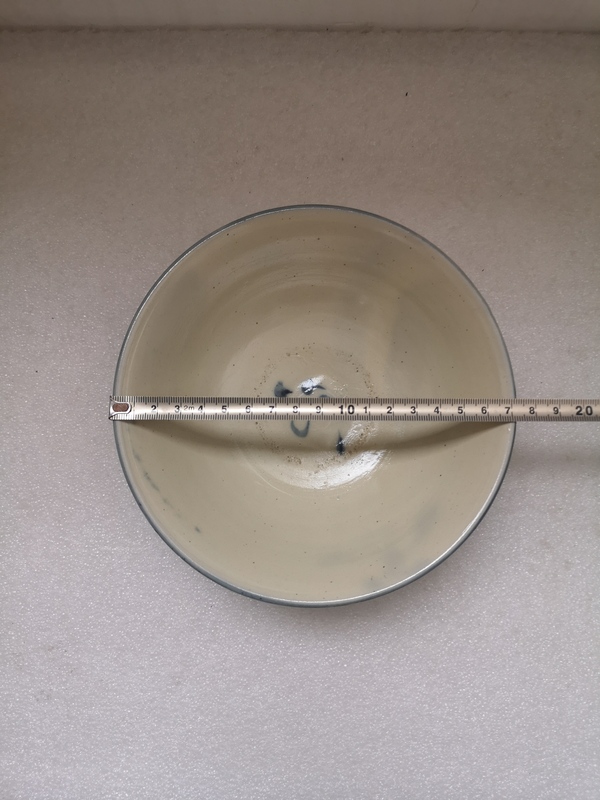 古玩陶瓷晚清磁州窯碗拍賣,當前價格350元