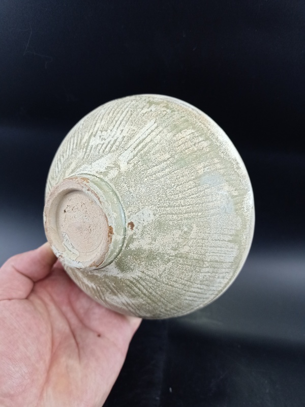 古玩陶瓷【北宋】同安窑珠光青瓷篦划花卉纹碗拍卖，当前价格0元