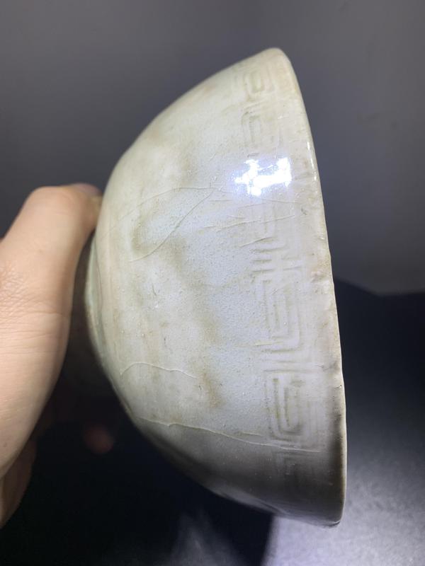 古玩陶瓷明:龍泉青釉碗拍賣,當前價格3600元