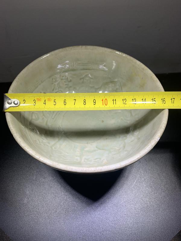 古玩陶瓷明:龍泉青釉碗拍賣,當前價格3600元