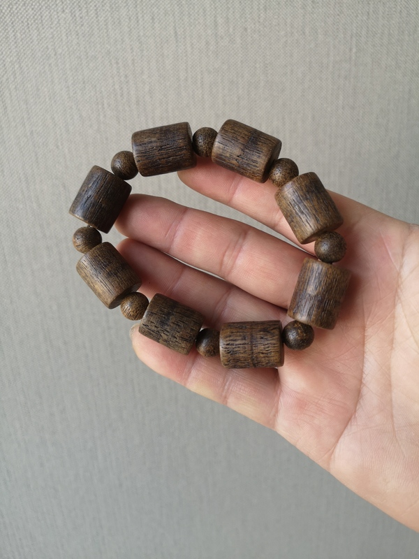 古玩雜項沉香手串拍賣,當前價格456元