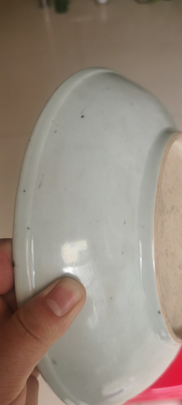 古玩陶瓷清代雍正至乾隆粉彩盤拍賣,當前價格7000元