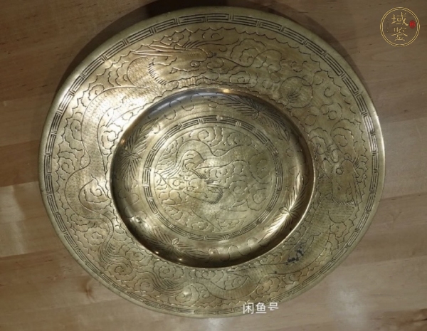 古玩铜器铜盘真品鉴赏图