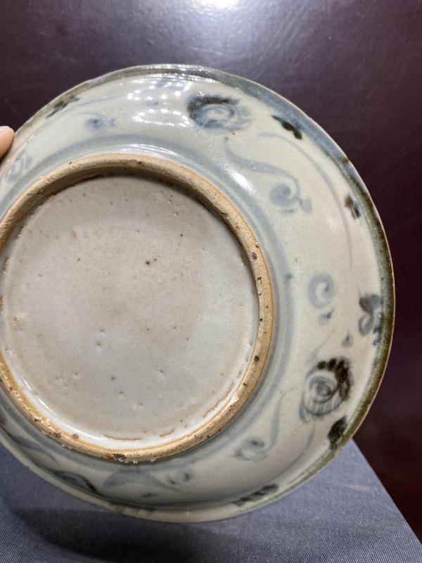 古玩陶瓷青花獅子繡球圖盤拍賣,當前價格2280元