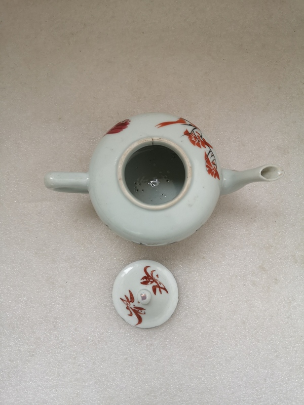 古玩陶瓷花鳥紋執壺拍賣,當前價格980元