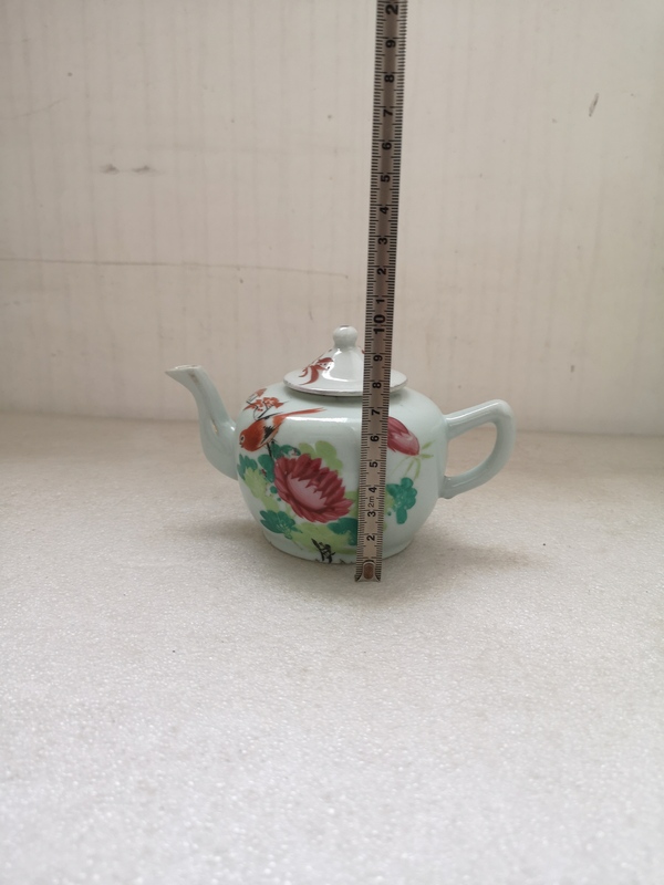 古玩陶瓷花鳥紋執壺拍賣,當前價格980元
