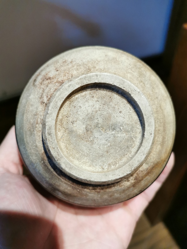 古玩陶瓷元代?磁州窯黑釉茶入拍賣，當前價格996元