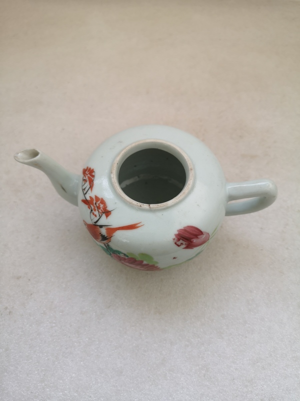 古玩陶瓷花鳥紋執壺拍賣,當前價格980元