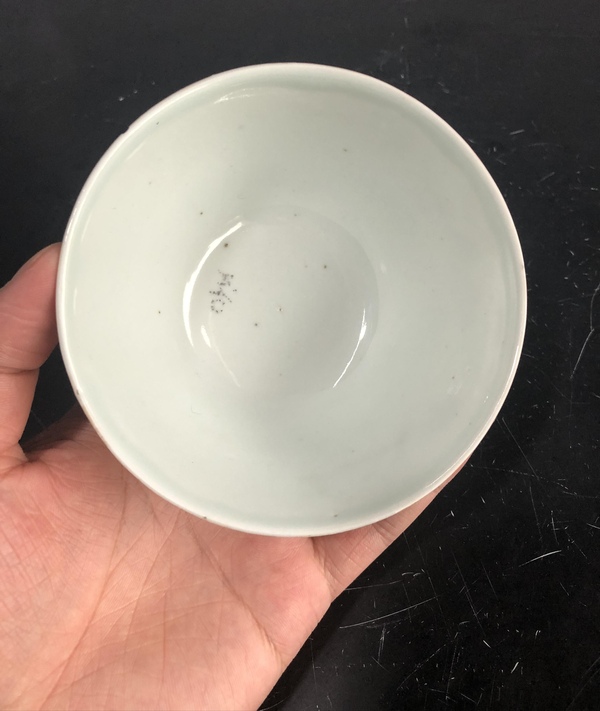 古玩陶瓷粉彩花卉石榴紋碗拍賣,當前價格2860元