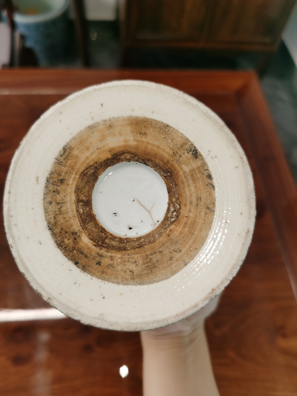古玩陶瓷康熙青花筆筒拍賣(mài)，當(dāng)前價(jià)格7000元