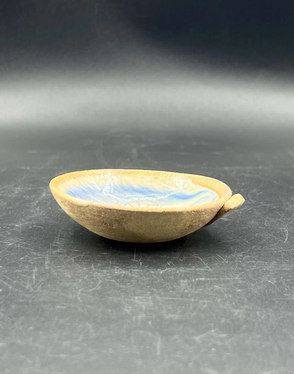 古玩陶瓷收藏精品窯變釉油燈拍賣,當前價格3800元