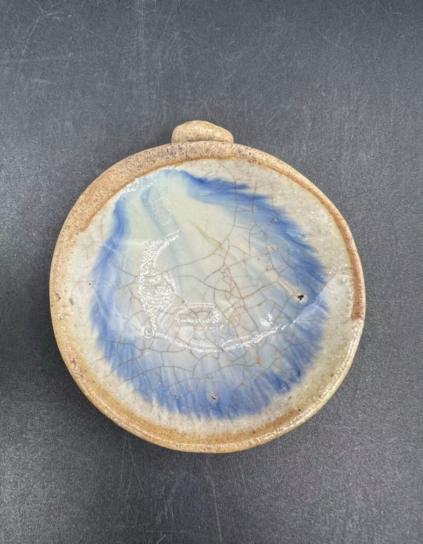 古玩陶瓷收藏精品窯變釉油燈拍賣,當前價格3800元