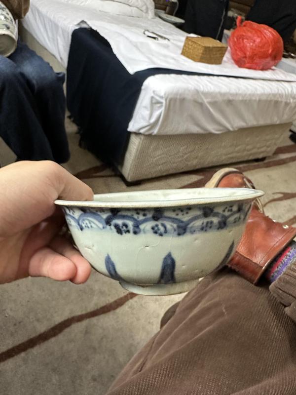 古玩陶瓷青花花卉碗拍賣，當前價格2800元