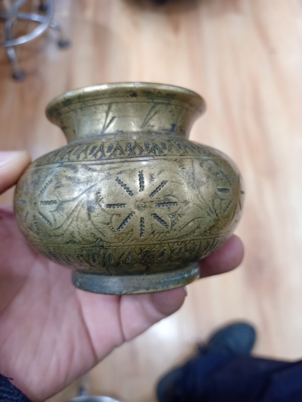 古玩铜器藏传水盂拍卖，当前价格1080元
