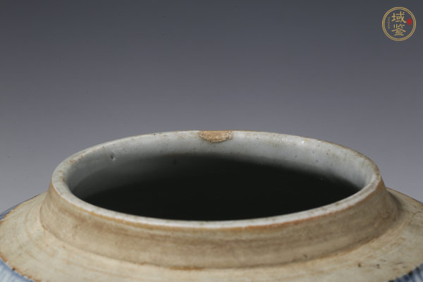古玩陶瓷康熙·青花花間壽字紋罐真品鑒賞圖