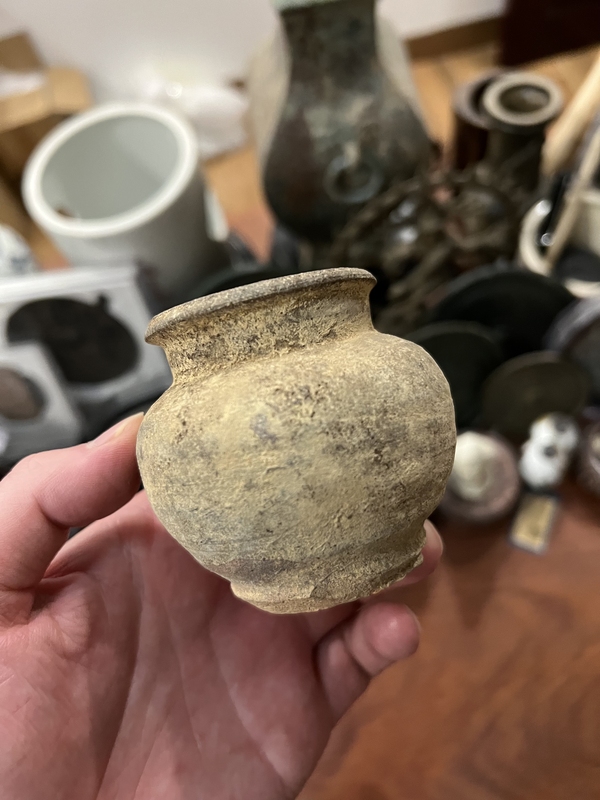 古玩陶瓷宋代水盂拍賣,當前價格199元