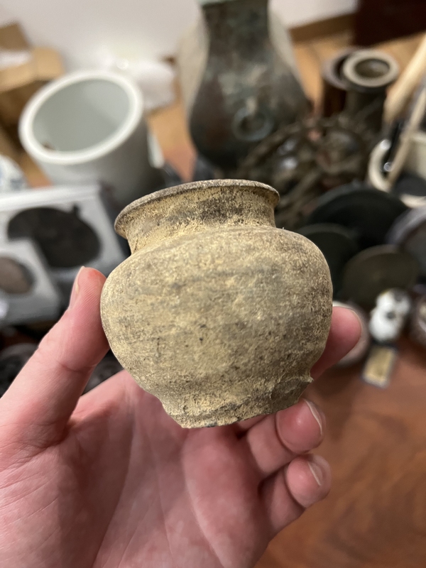 古玩陶瓷宋代水盂拍賣,當前價格199元