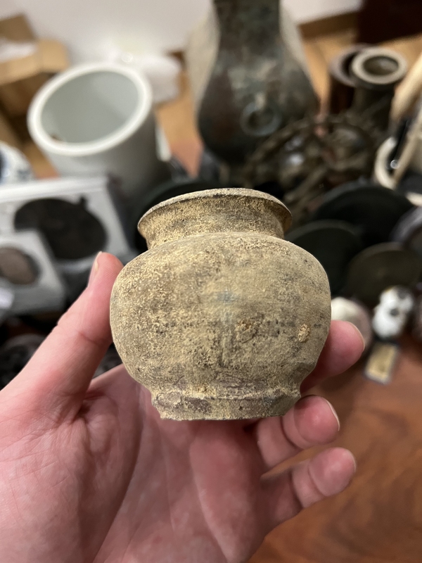 古玩陶瓷宋代水盂拍賣,當前價格199元