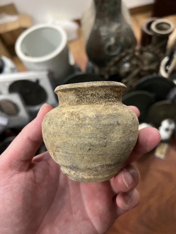 古玩陶瓷宋代水盂拍賣,當前價格199元