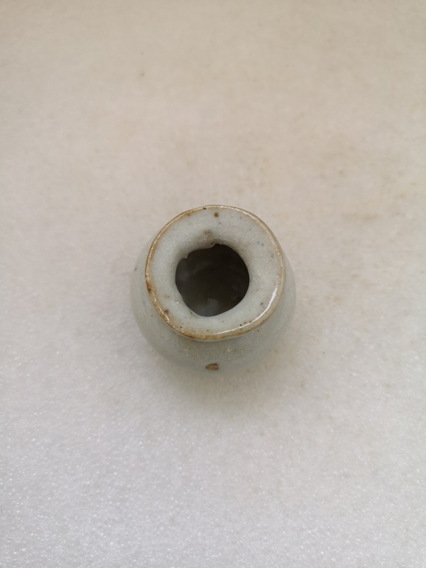 古玩陶瓷清代早期水盂拍賣,當前價格550元