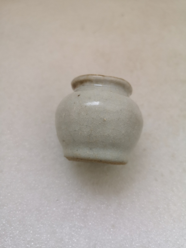 古玩陶瓷清代早期水盂拍賣,當前價格550元