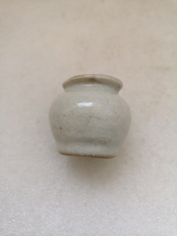 古玩陶瓷清代早期水盂拍賣,當前價格550元