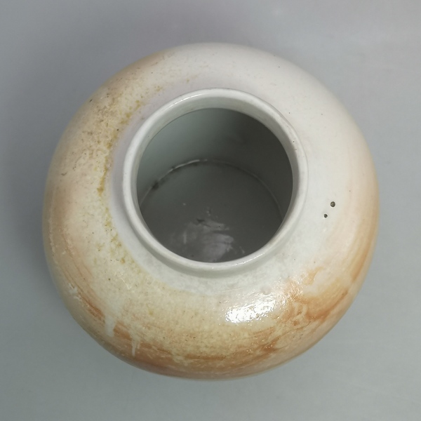 古玩陶瓷清代白釉罐拍賣，當(dāng)前價(jià)格1300元