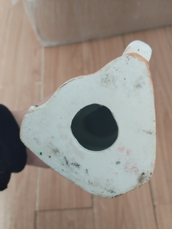 古玩陶瓷文財神像彩瓷瓷塑拍賣,當前價格999元