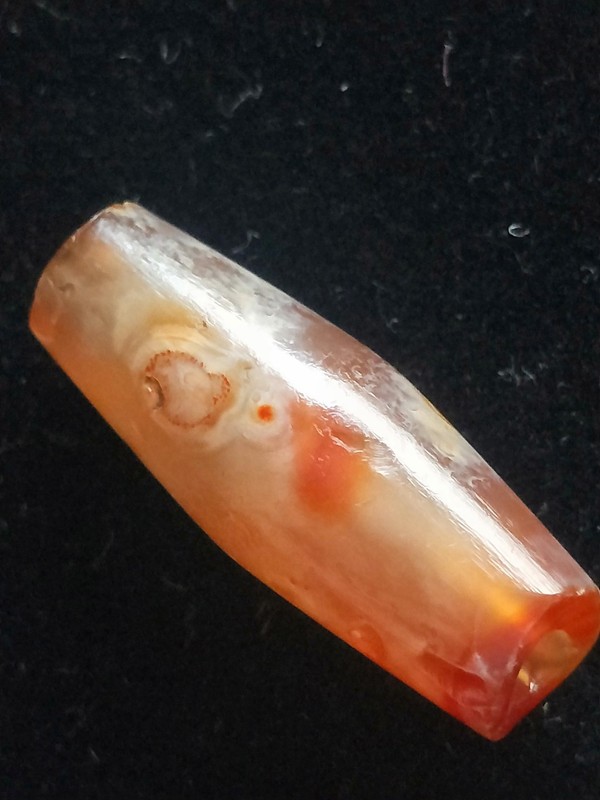 古玩玉器高古瑪瑙勒子拍賣,當前價格65000元