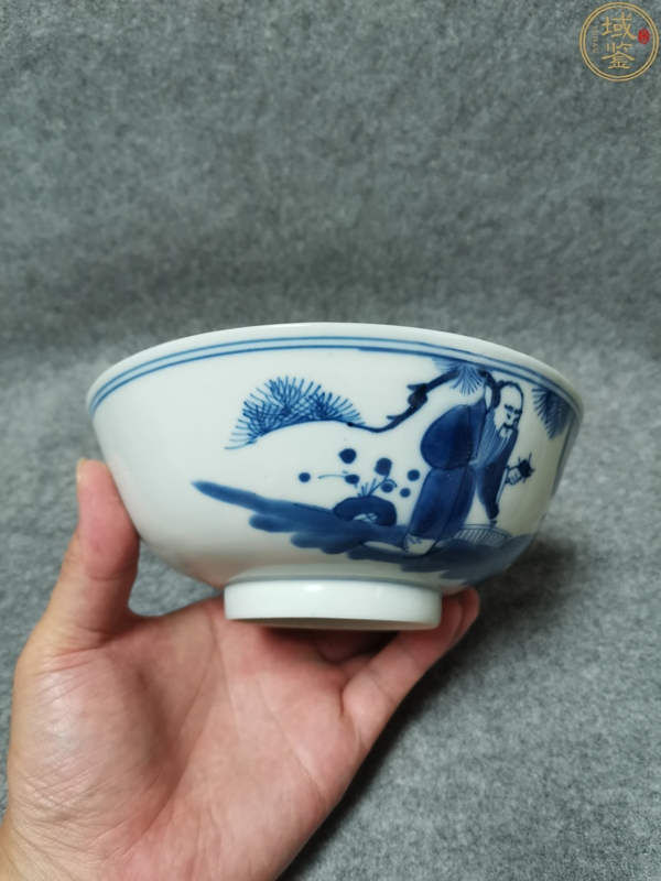 古玩陶瓷清晚期-大清康熙年制款三星高照圖青花碗拍賣,當(dāng)前價格1800元