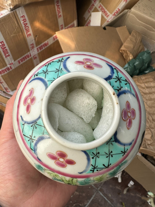 古玩陶瓷【已實(shí)物鑒定】一口價(jià) 全美品珍稀品種民國(guó)粉彩料彩三娘教子龍紋罐拍賣,當(dāng)前價(jià)格999元