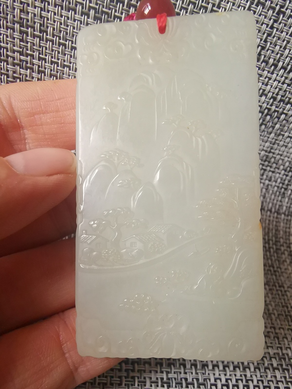 古玩玉器玉牌子拍賣,當前價格2222元