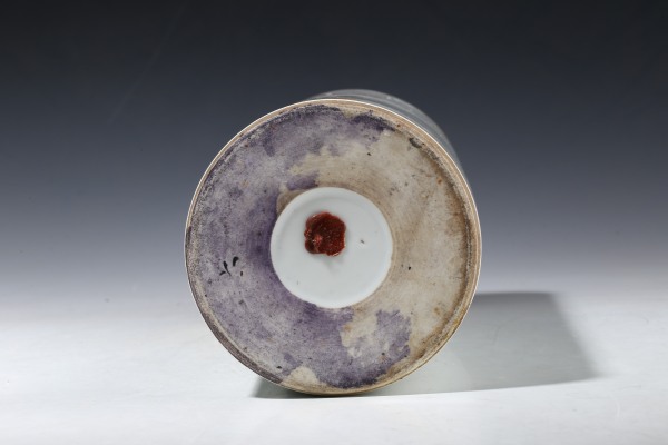 古玩陶瓷民国·粉彩仕女纹帽筒拍卖，当前价格1792元