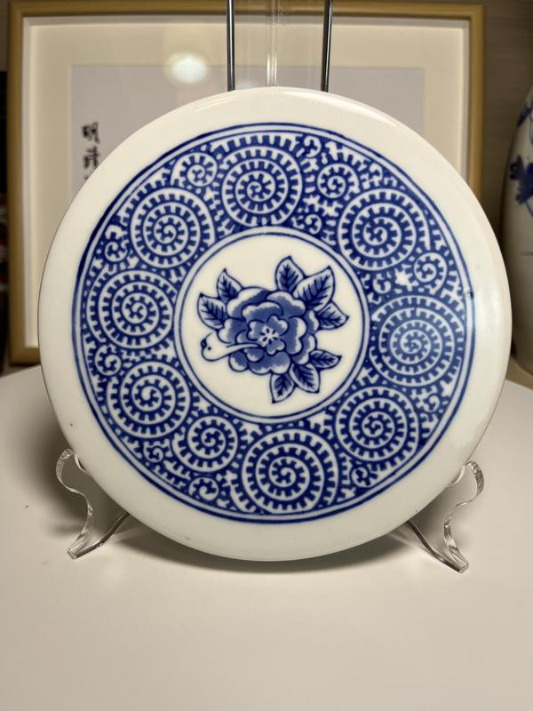 古玩陶瓷青花瓷板畫拍賣,當前價格280元
