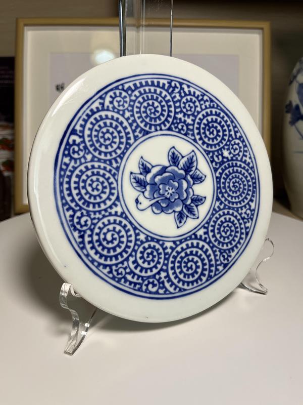 古玩陶瓷青花瓷板畫拍賣,當前價格280元