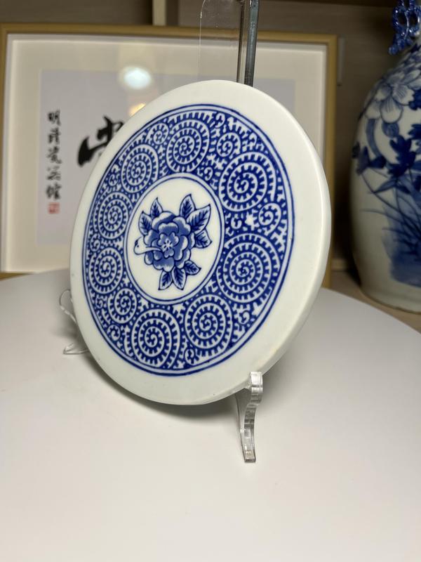 古玩陶瓷青花瓷板畫拍賣,當前價格280元
