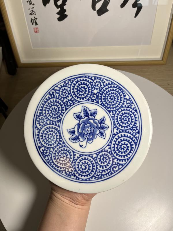 古玩陶瓷青花瓷板畫拍賣,當前價格280元