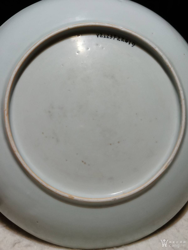 古玩陶瓷五彩花卉紋盤拍賣,當前價格3800元