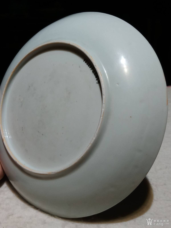 古玩陶瓷五彩花卉紋盤拍賣,當前價格3800元