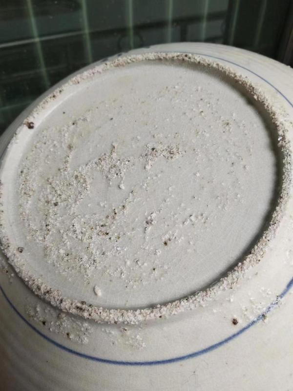 古玩陶瓷青花鳳穿花大盤拍賣，當(dāng)前價(jià)格7000元